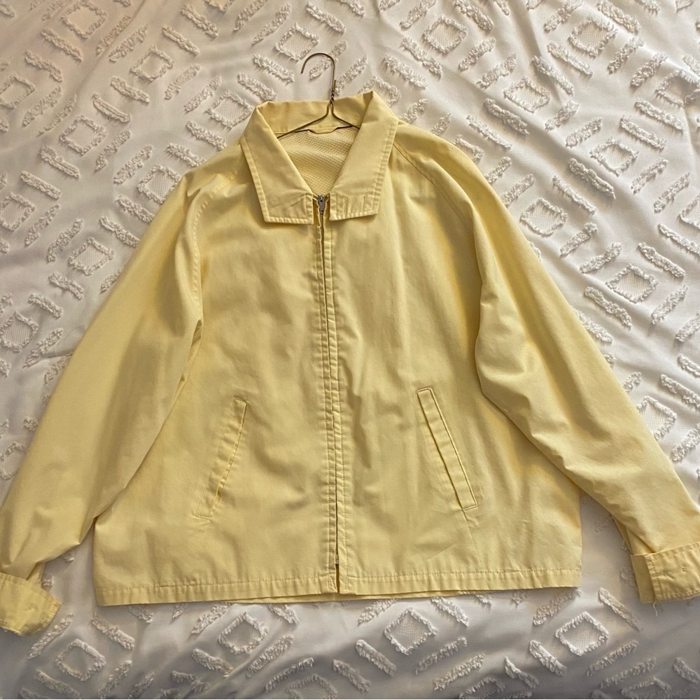 Like New Pastel Yellow Jacket